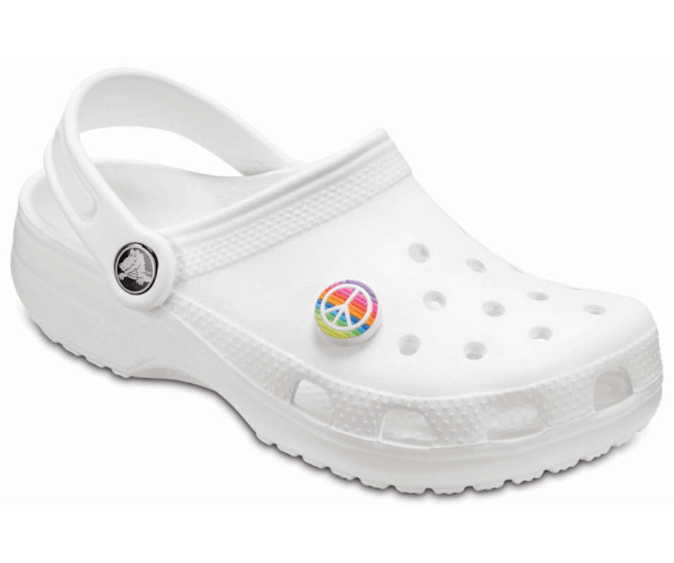 Crocs Regnbåge Fredstecken