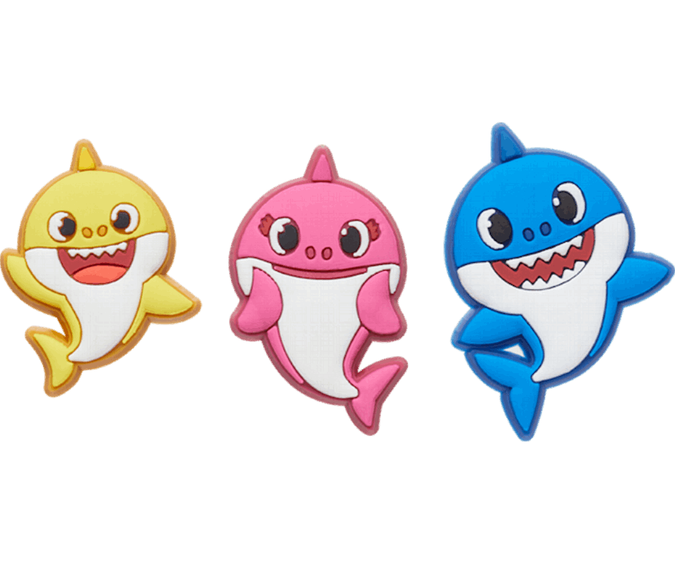 Crocs Baby Shark 3-pack