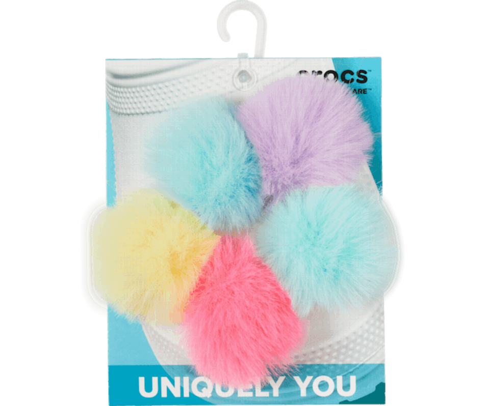 Crocs Ljus Färg Puff Boll 5-pack