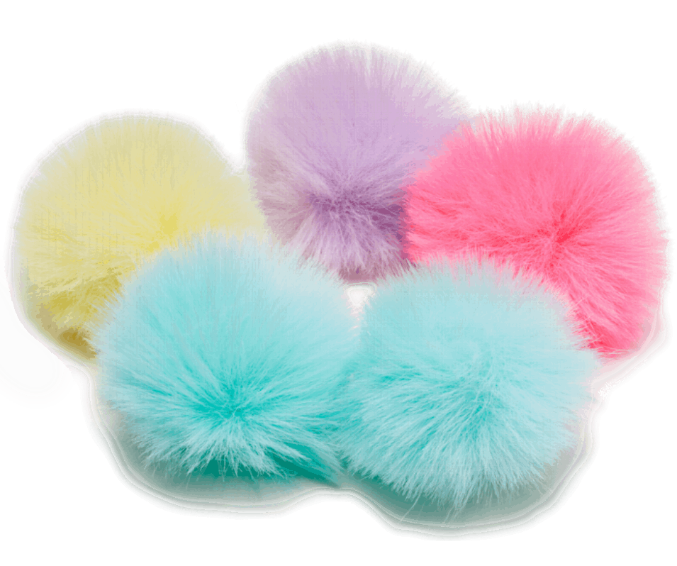 Crocs Ljus Färg Puff Boll 5-pack