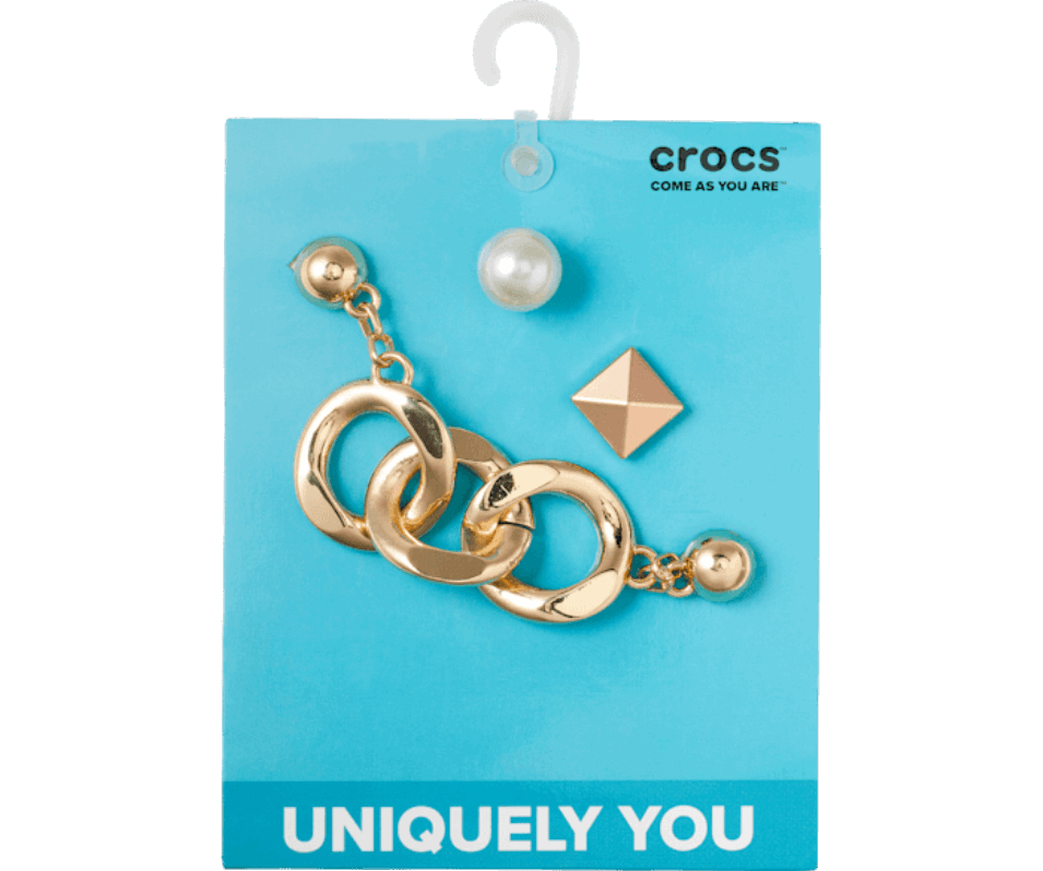 Crocs Guld Flicka 3-pack