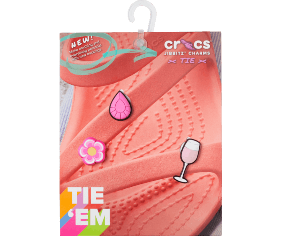 Crocs Rosa Sandalbacker 3-pack