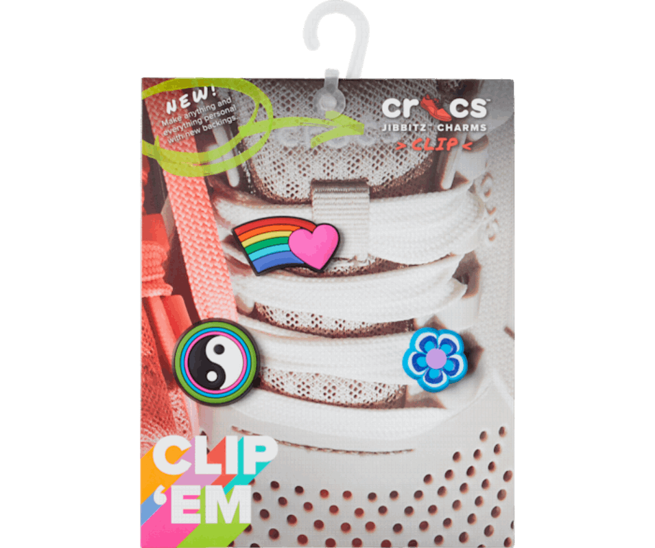 Crocs Färgglada Spetsunderlägg 3-pack