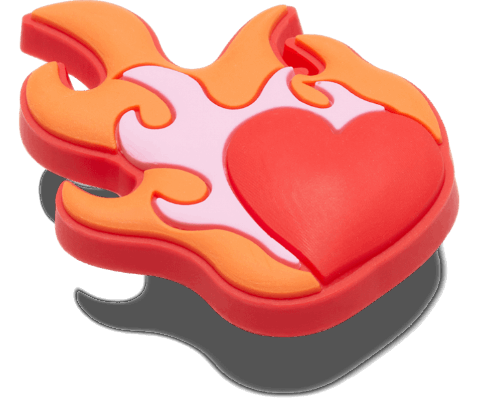 Crocs Hjärta I Brand