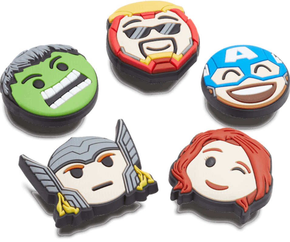 Crocs Avengers Emojis 5-pack