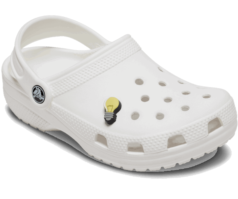 Crocs På Glödlampa