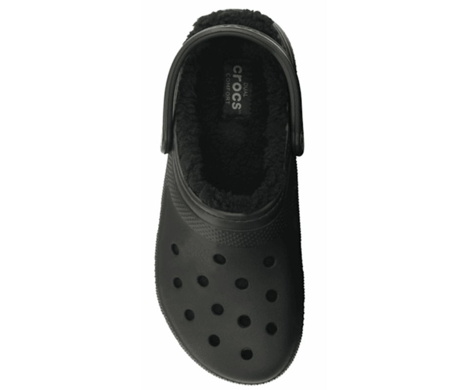 Crocs Klassisk Fodrad Träsko Svart