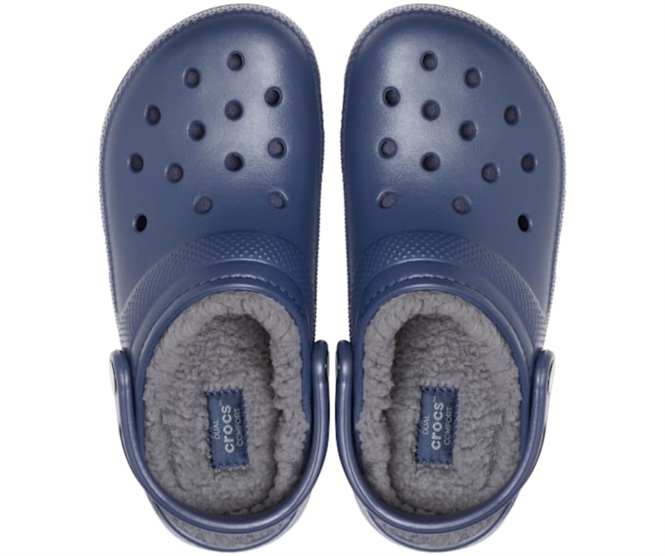 Crocs Klassisk Fodrad Träsko Marin-kol
