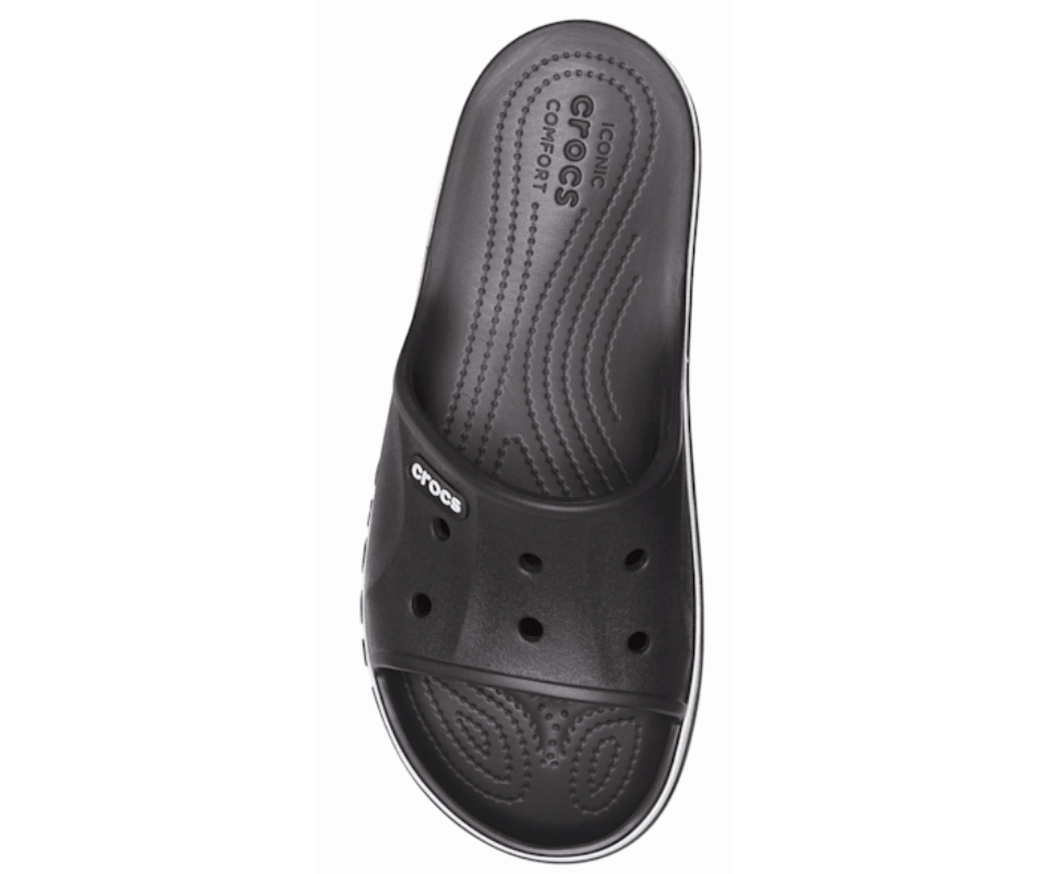 Crocs Bayaband Slide Svart-vit