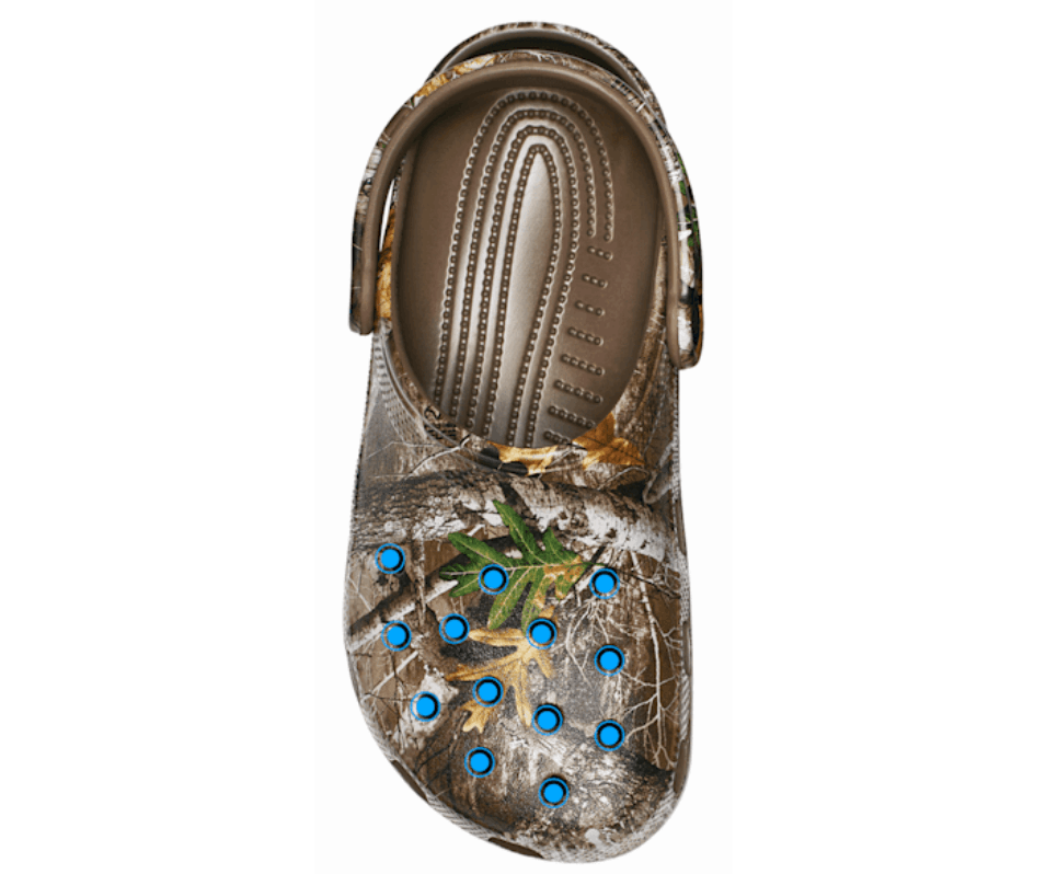 Crocs Klassiska Realtree Edge® Träsko Valnöt