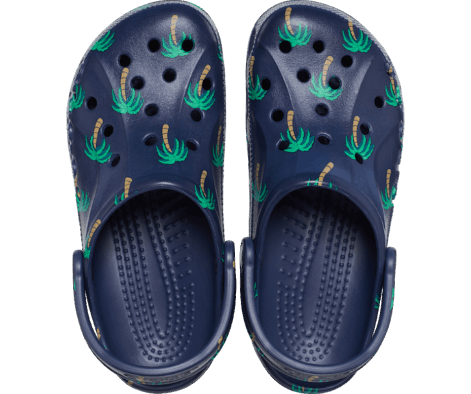 Crocs Baya Säsongstryckt Träsko Marinblå