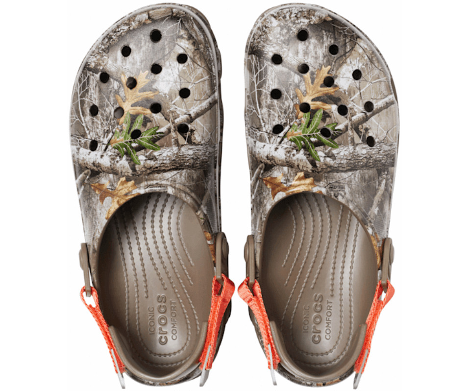 Crocs Klassiska All-terrain Realtree Edge® Träskor Valnöt