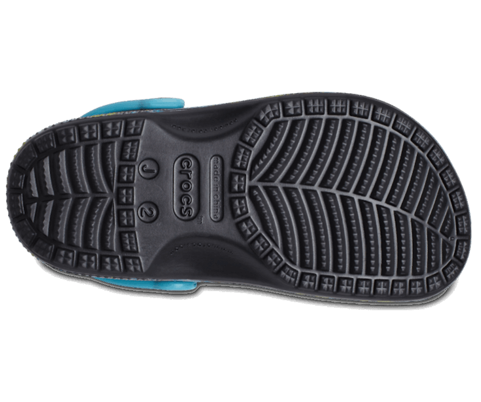 Crocs Barns Klassiska Tie-dye Grafiska Träskor Turq Tonic-multi