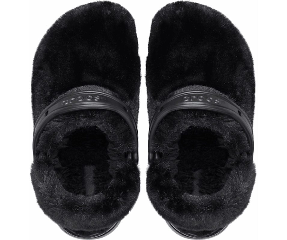 Crocs Klassisk Päls Säker Svart