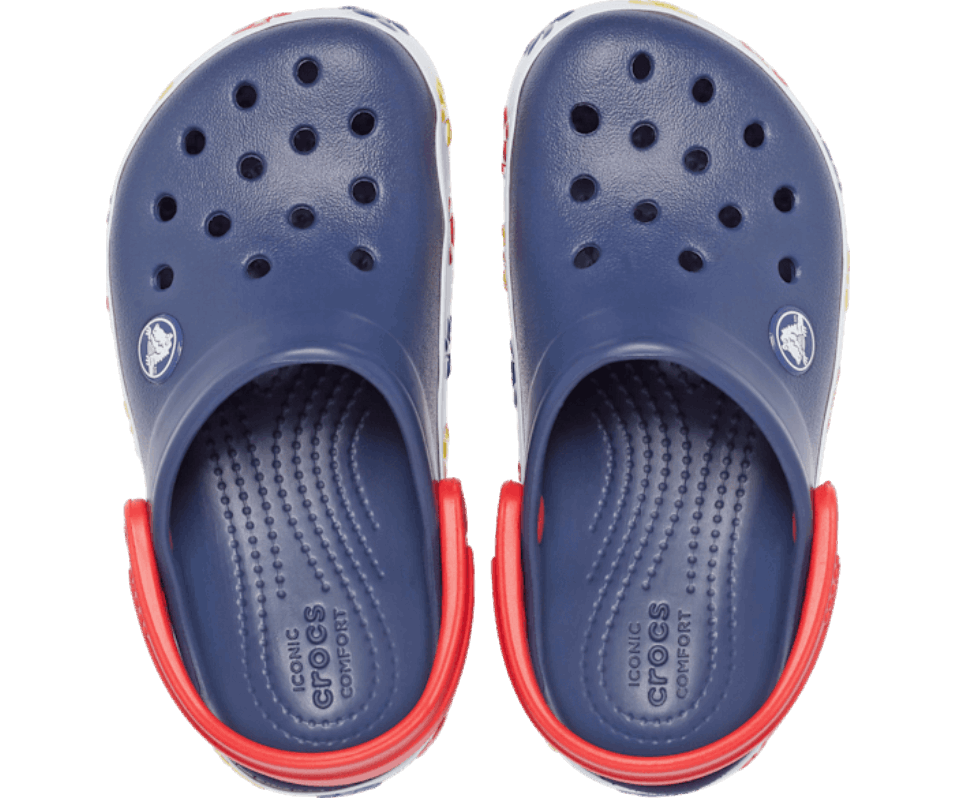 Crocs Barns Roliga Lab Disney Mickey Mouse Lampor Täppa Marinblå
