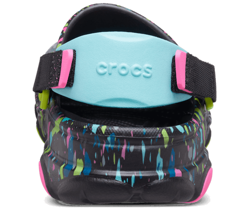 Crocs Klassisk Terrängterrazzo Träsko Svart-multi