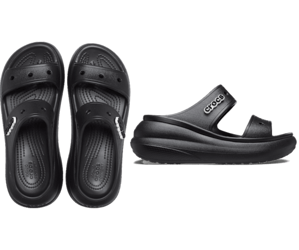 Crocs Klassisk Crush Sandal Svart