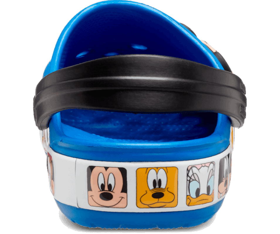 Crocs Småbarns Roliga Lab Disney Mickey Mouse Band Täppa Ljus Kobolt
