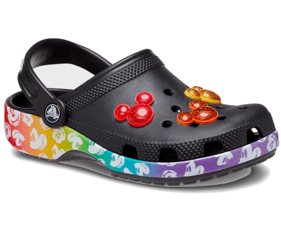 Crocs Barn Klassiska Disney Träskor Svart-multi