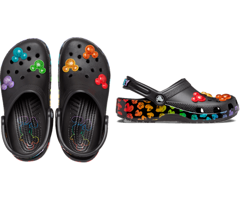 Crocs Klassisk Disney Träsko Svart-multi
