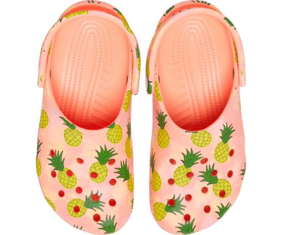 Crocs Klassisk Retro Resort Träsko Papaya-multi
