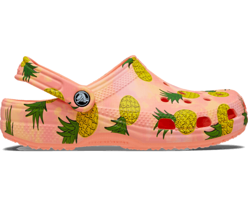 Crocs Klassisk Retro Resort Träsko Papaya-multi
