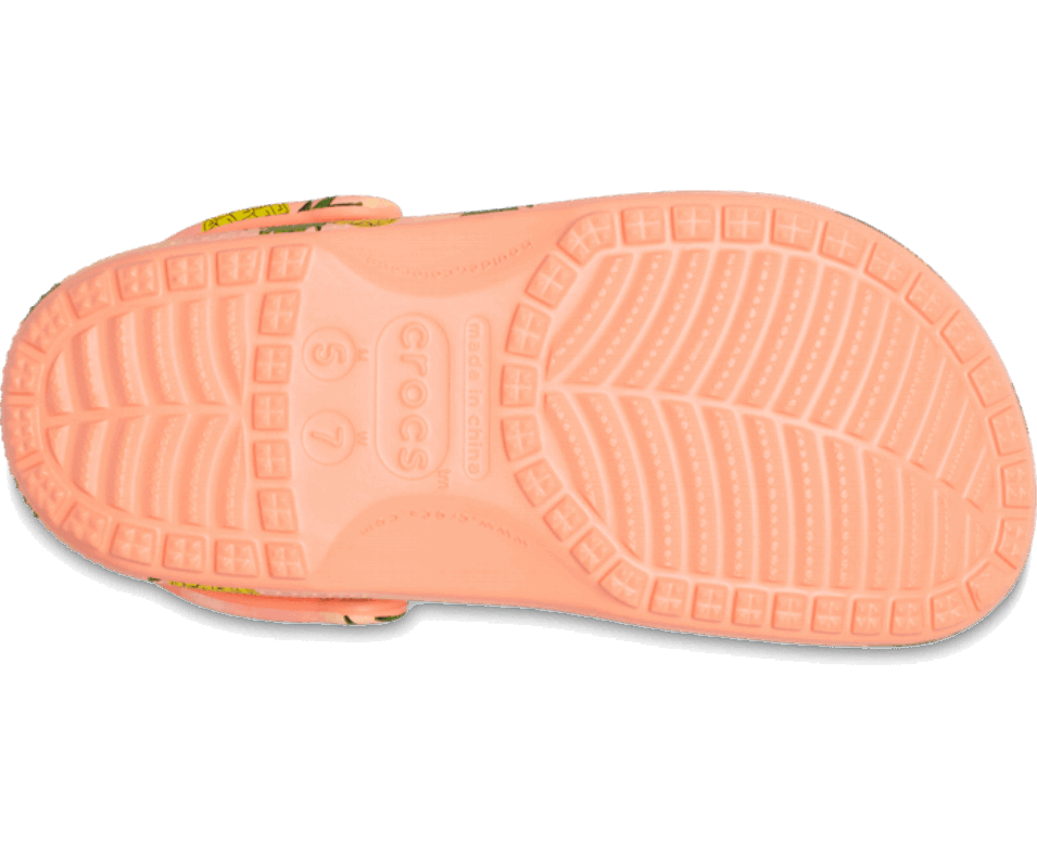 Crocs Klassisk Retro Resort Träsko Papaya-multi